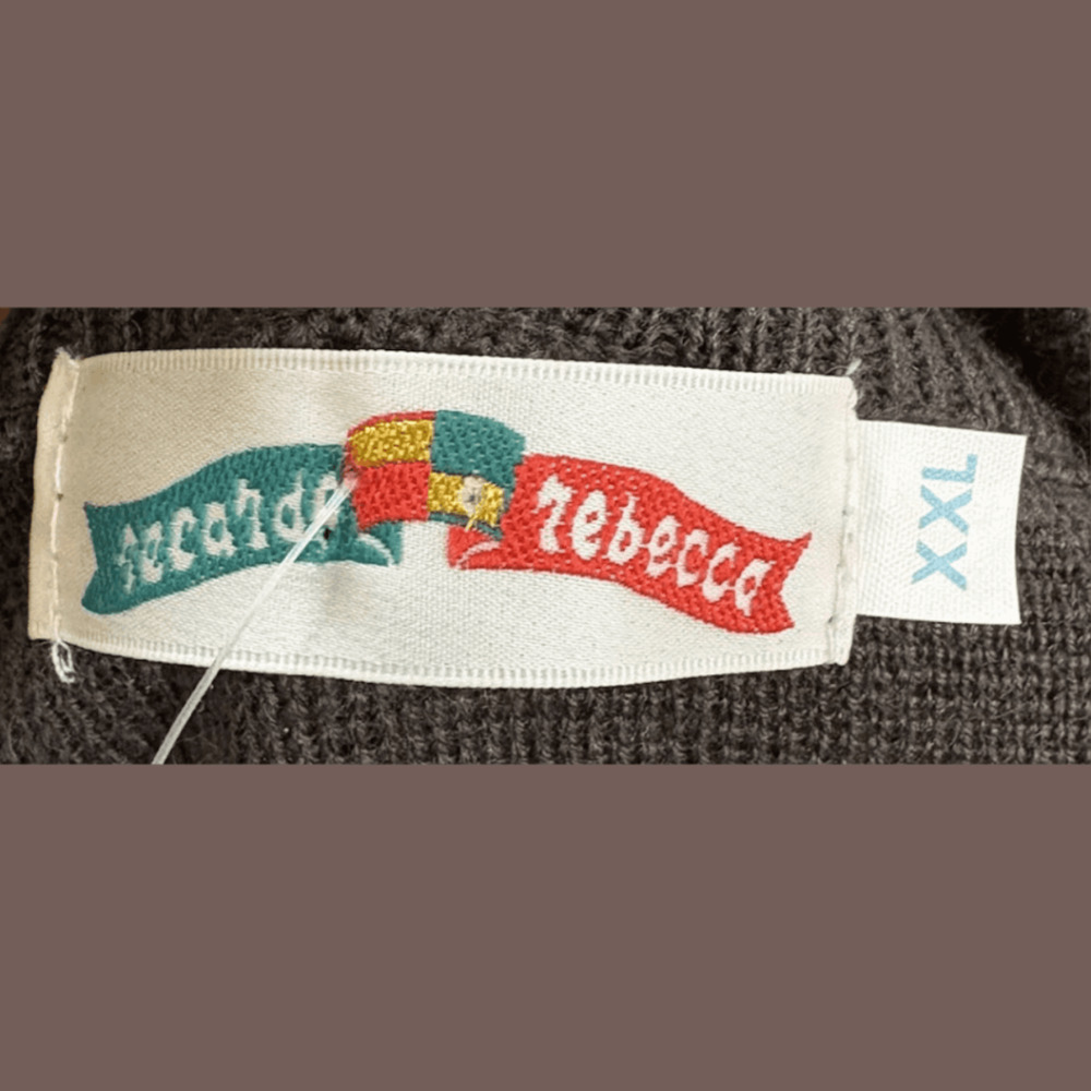 Recardo Rebecca Knit Sweater | Aztec Diamond Brown | Size XXL | Vintage - Picture 2 of 4